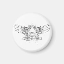 Vegan - Crest Fridge Magnets