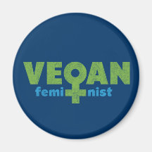 Vegan Feminist Magnet