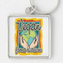 Vegan for a Reason Keychain