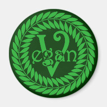 Vegan Fridge Magnet