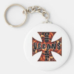 Vegan Hard Core Key Chain