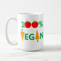 Vegan Mug for 100% Vegetarians