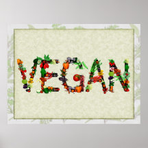 Vegan Vegetables Print