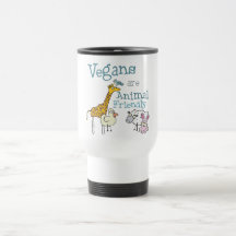 Vegans are Animal Friendly Mug