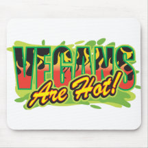 Vegans Are Hot Mouse Mats