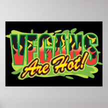 Vegans Are Hot Print