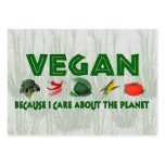 Vegans for the Planet Business Card Template