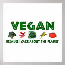 Vegans For The Planet Posters
