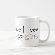 Vegans Save Lives Mugs