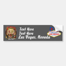 Vegas Casino Style Please View notes Bumper Sticker