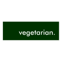 vegetarian. business card templates