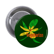 Vegetarian Flower Pins