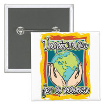 Vegetarian for a Reason Pins