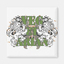 Vegetarian Lions Magnets