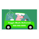 Vegetarian Meal Delivery Business Business Card