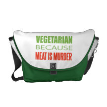 Vegetarian Messenger Bag