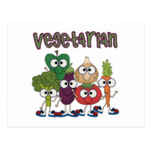 Vegetarian Postcard