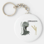 Vegetarian Zombie wants Graaaains! Key Chain