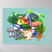 Veggie Basket Print