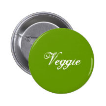 Veggie. Green. Slogan. Pin
