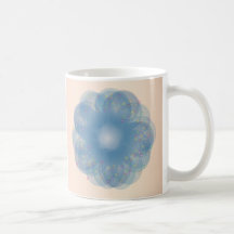 veiled flower coffee mug