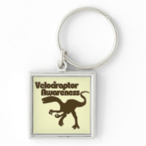 Velociraptor awareness keychains