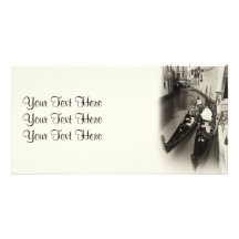 Venetian Gondolas Photo Card