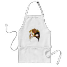 Venetian Masque: Ruby Jewel Aprons