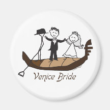 Venice Italy Bride Magnets