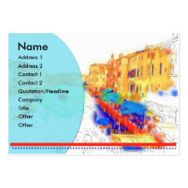 Venice Italy Calling Card business cards