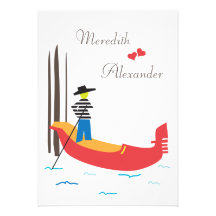 Venice Italy Wedding Invitations