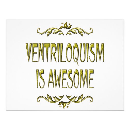 Ventriloquism is Awesome Announcements