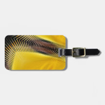 Venus Flytrap gold ~ Luggage tag