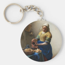 Vermeer The Milkmaid Key Chain