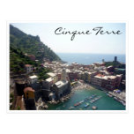 vernazza aerial post card