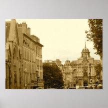 Versailles Town Poster
