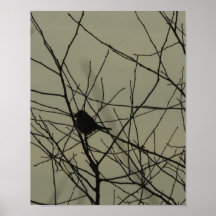 Vertical Canvas Print: Little Bird