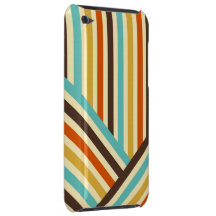 Vertical Horizontal Stripes Blue Yellow Red iPod Touch Cases