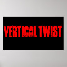 Vertical Twist Poster