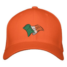Very Cool Irish flag Irish Orange Eire cap Embroidered Baseball Caps