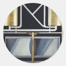 Very Rare Picture Of Earth Round Sticker