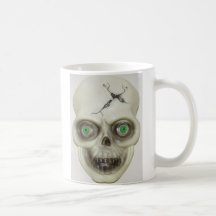 Very Scary Halloween Skull Coffee Cup Coffee Mugs