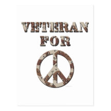 Veteran For Peace Post Card