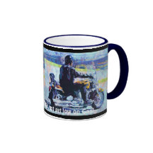 Veteran Motorbiker Old Bikers Never Die Coffee Mug