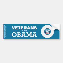 Veterans for Obama Bumper Stickers