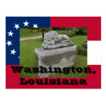Veterans Monument, Washington, St Landry Parish La Postcard