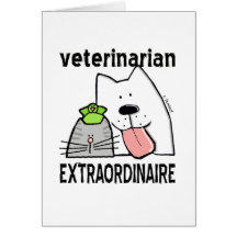 Veterinarian Extraordinaire Cards