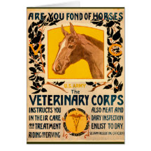 Veterinary Corps Greeting Cards