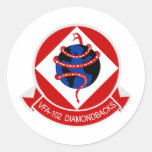 VFA-102 Diamondbacks Round Sticker