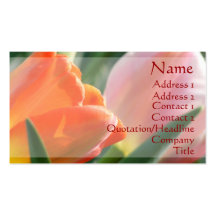 Vibrant Tulips Business Cards